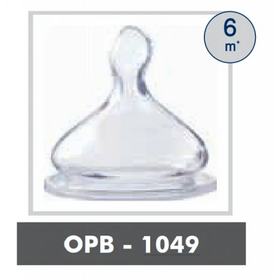 حلمة تقويمية واسعة العنق Optimal – مناسبة من 6+ أشهر