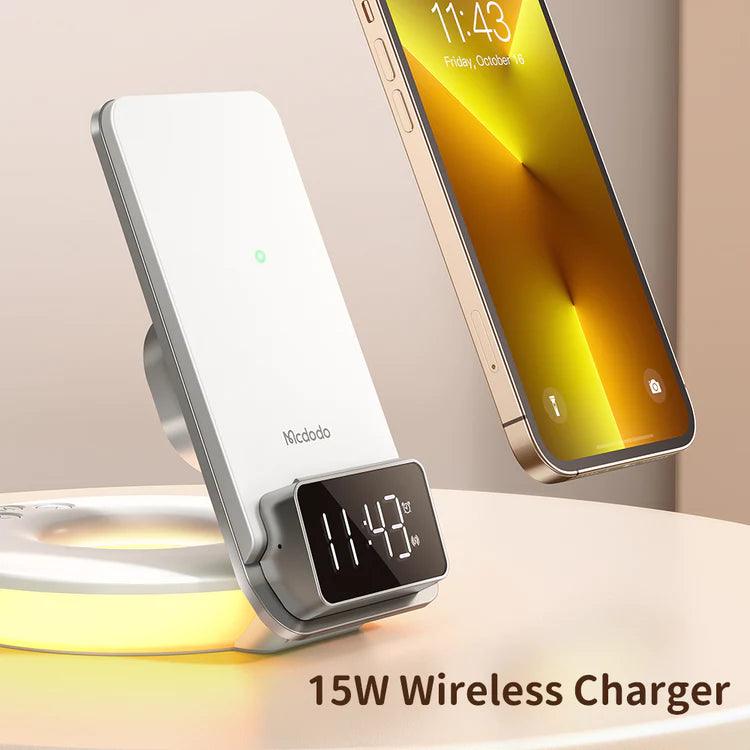 Mcdodo Mg Series Desktop Wireless Charger Multifunctional - White Mcdodo Mg Series Desktop Wireless Charger Multifunctional - White