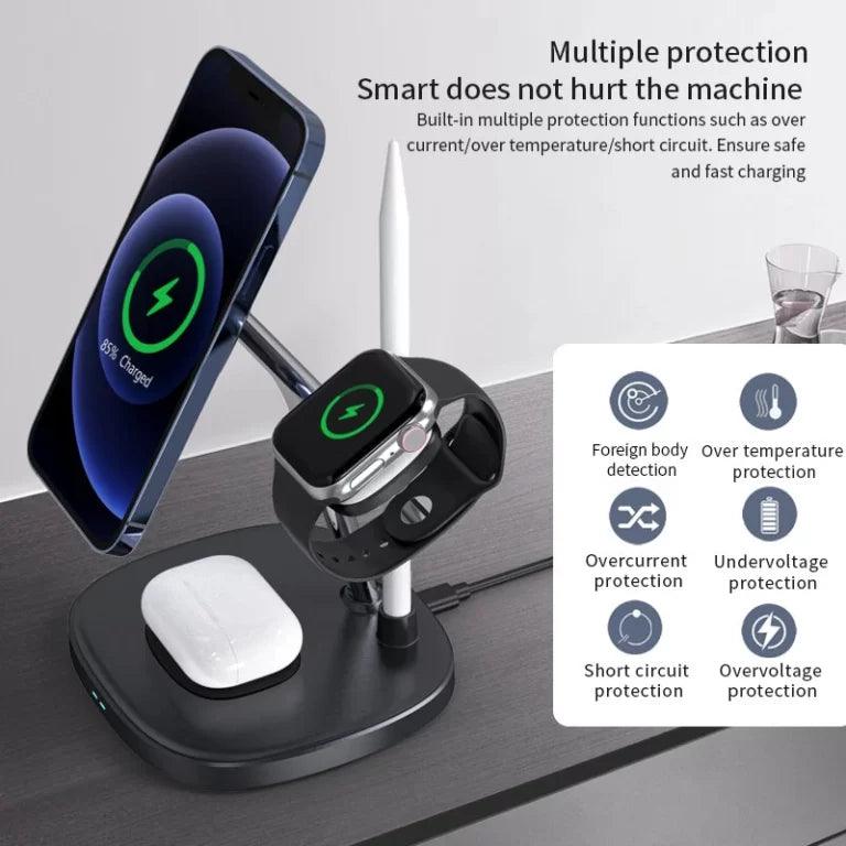 YESIDO Wireless Charger Stand Multi Device & Safe Charging - Black YESIDO Wireless Charger Stand Multi Device & Safe Charging - Black