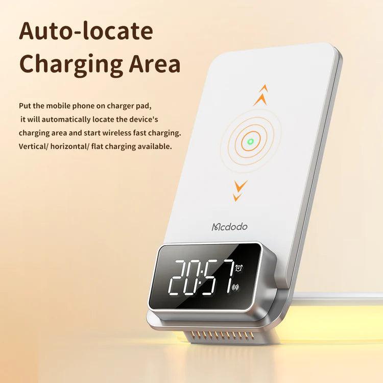 Mcdodo Mg Series Desktop Wireless Charger Multifunctional - White Mcdodo Mg Series Desktop Wireless Charger Multifunctional - White