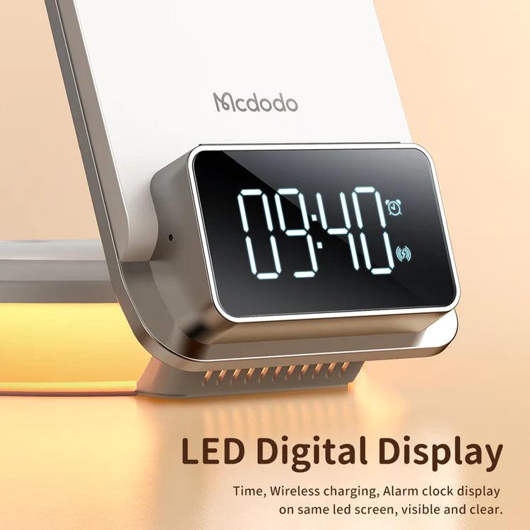 Mcdodo Mg Series Desktop Wireless Charger Multifunctional - White Mcdodo Mg Series Desktop Wireless Charger Multifunctional - White