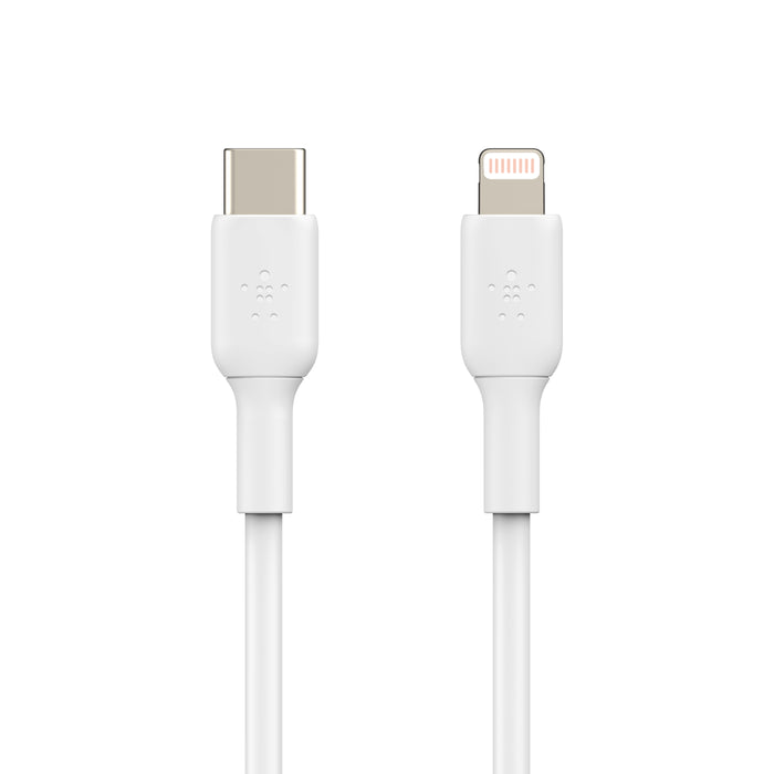 Belkin Boost Charge USB-C to Lightning Cable (1m / 3.3ft, White)