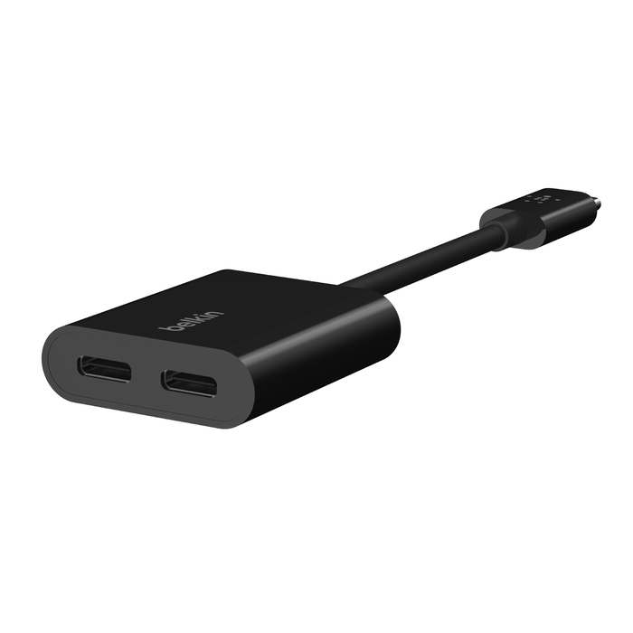 Belkin USB-C Audio & USB-C Charge Adapter fast charging up to 60W