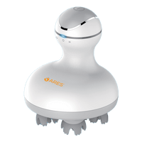 Ares iScalp, Head and Body Portable Waterproof Massager, 4 Heads with 84 Nodes
