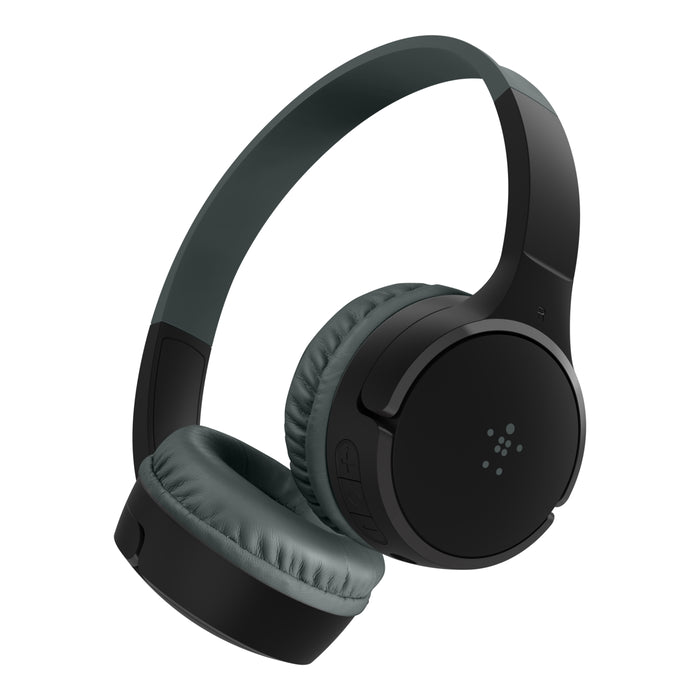 Belkin Sound Form Mini Wireless On-Ear Headphones for Kids - Black