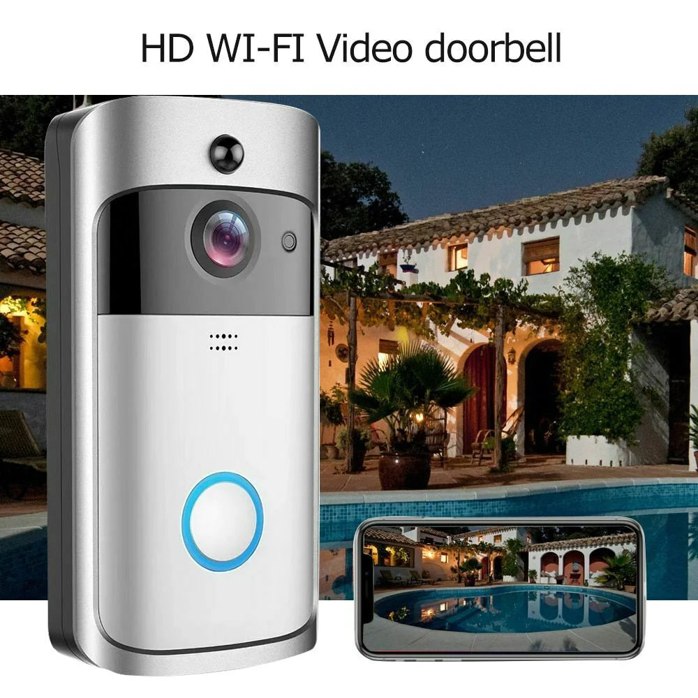 Hd wifi 2024 video doorbell v5