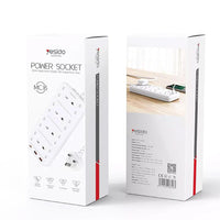 YESIDO MC 16 Power Socket 3250W PD & QC Fast Charging - White