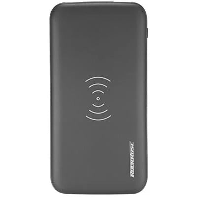 RockRose Airgo 10 Pro 10000mAh PD & QC 3.0 Wireless Power Bank - Portable Charger - Black