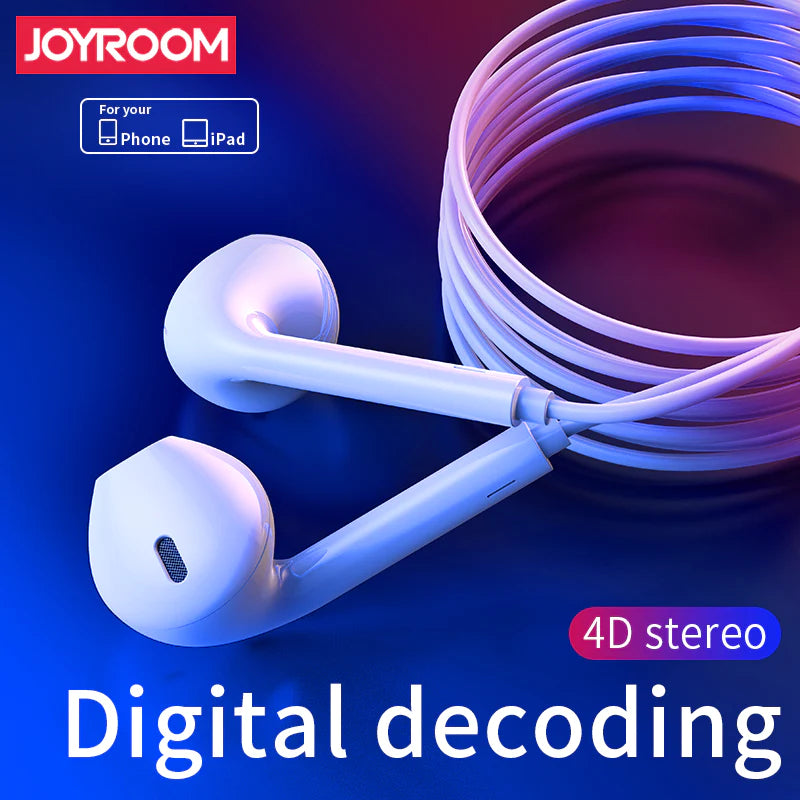 JoyRoom Ben Series Lightning Wired Earphone