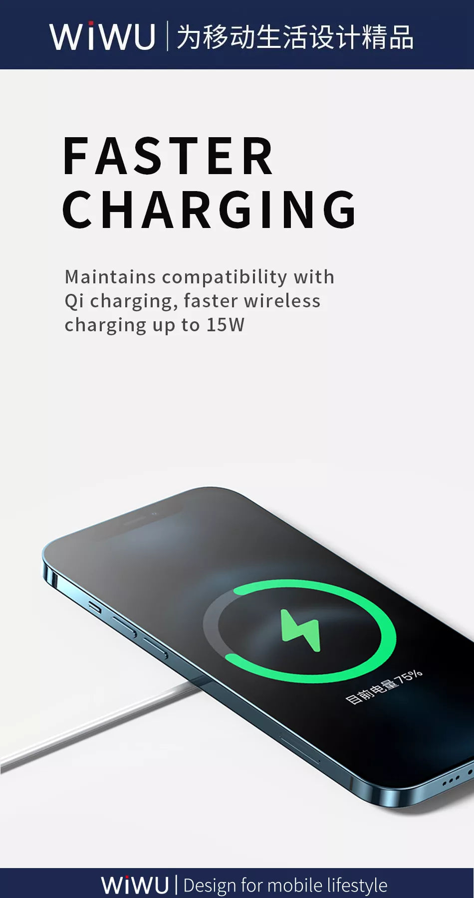 Wiwu MagSafe Charger 15W for iPhone Wiwu MagSafe Charger 15W for iPhone