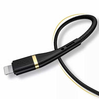 كابل بيانات WiWU ED-103 Elite Lightning بطول 1.2 متر (أسود)