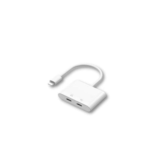 محول صوت Wiwu من Lightning إلى Lightning مزدوج LT01 Plus