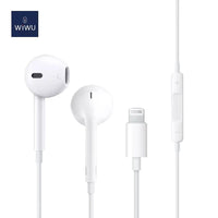 WiWU Earbuds 302 Lightning Connector - White