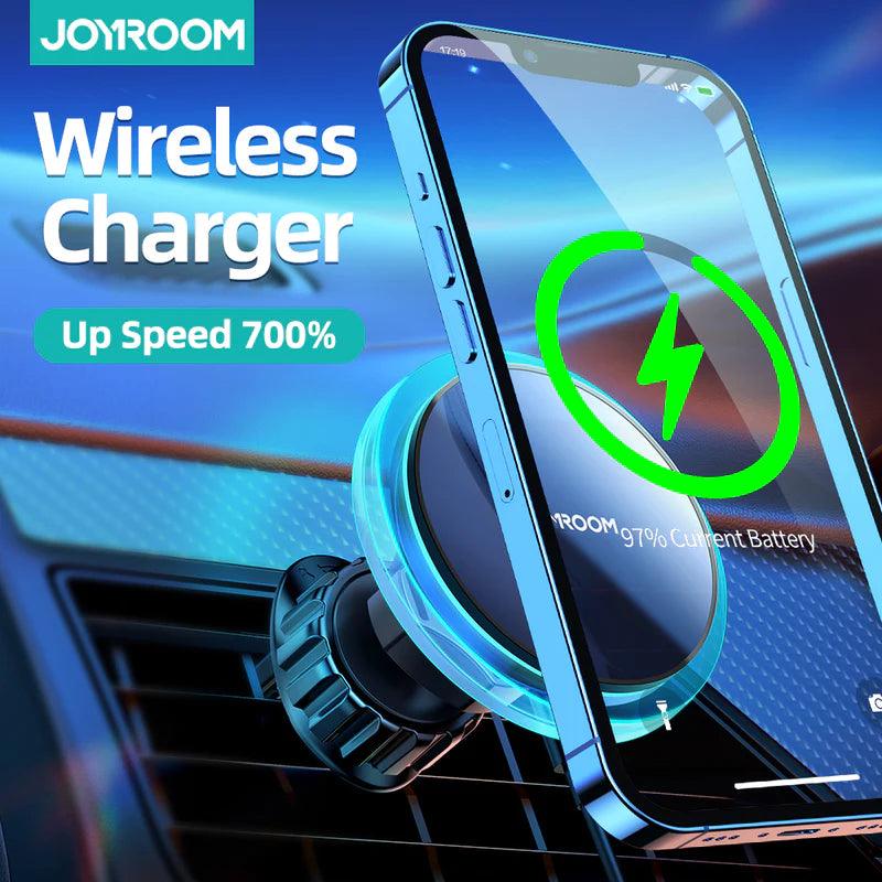 Joyroom JR ZS291 Magnetic Wireless Car Charger 15W Fast Charge - Black