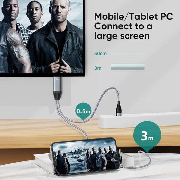 كابل جوي روم Lightning to HDMI 4K