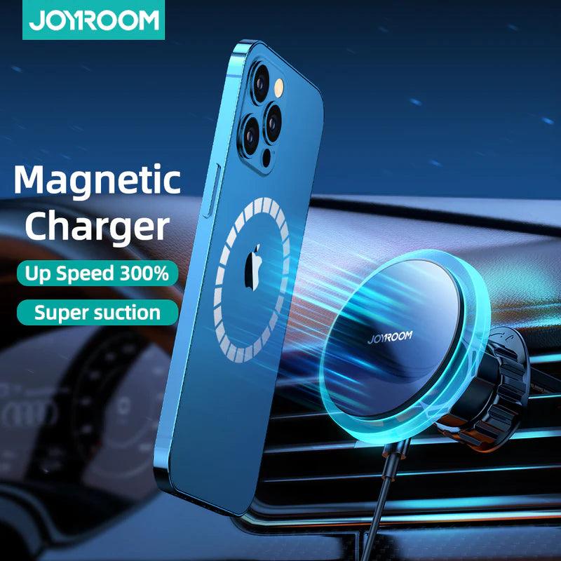 Joyroom JR ZS291 Magnetic Wireless Car Charger 15W Fast Charge - Black