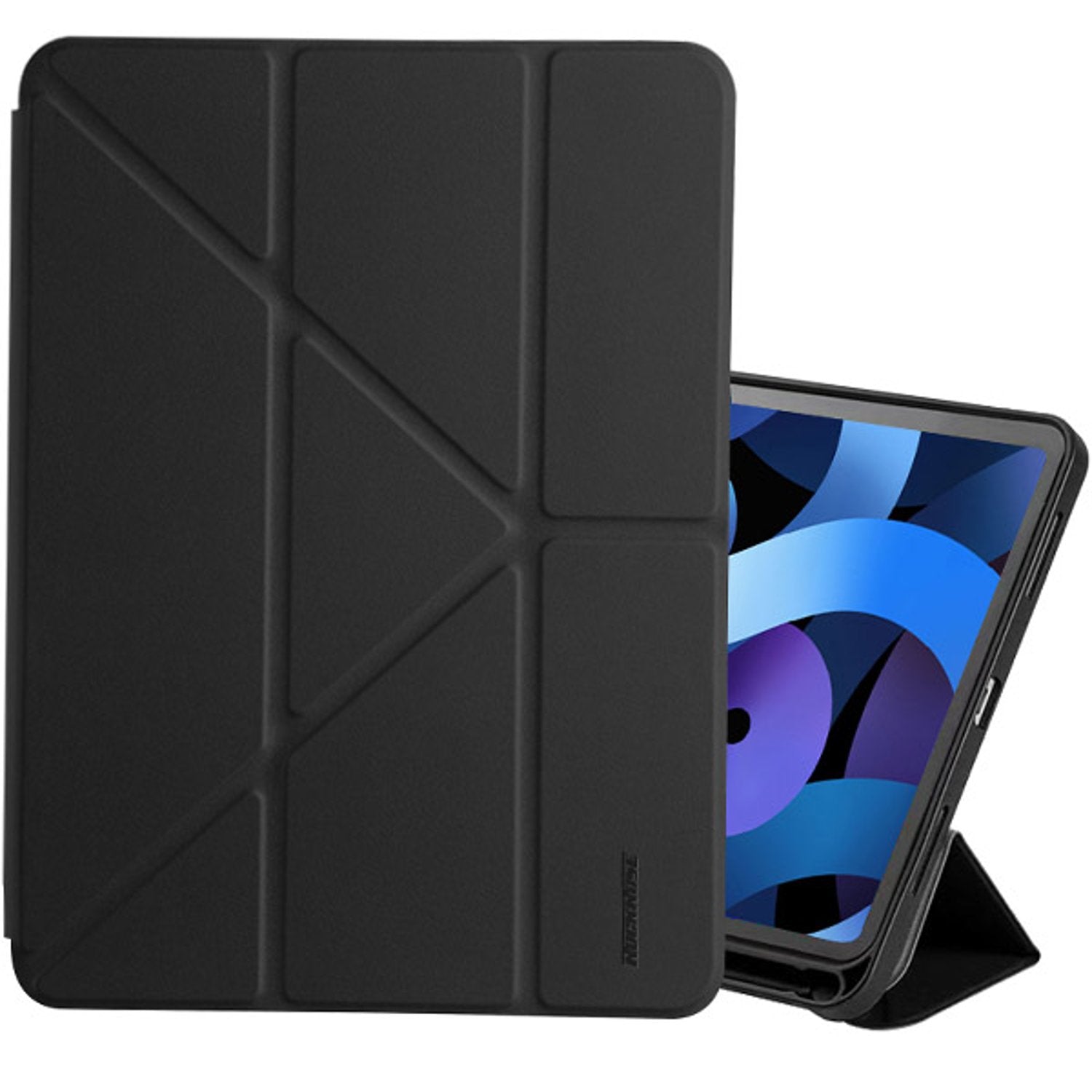 Rockrose Smart Tri-Fold Folio Cover iPad Air 10.9inch - Black