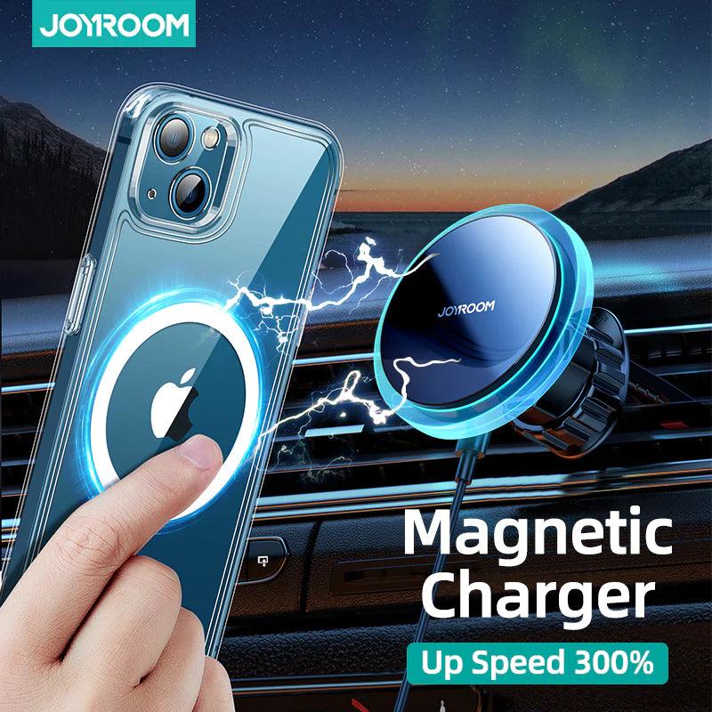 Joyroom JR ZS291 Magnetic Wireless Car Charger 15W Fast Charge - Black