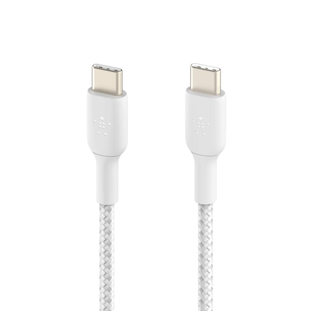 Belkin BOOST CHARGE™ USB-C® to USB-C Cable Braided, 1M, White