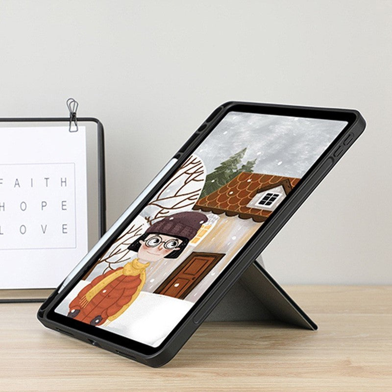 RockRose Smart Tri-Fold Origami Folio For iPad 8 & 9 10.2" 2019 Green