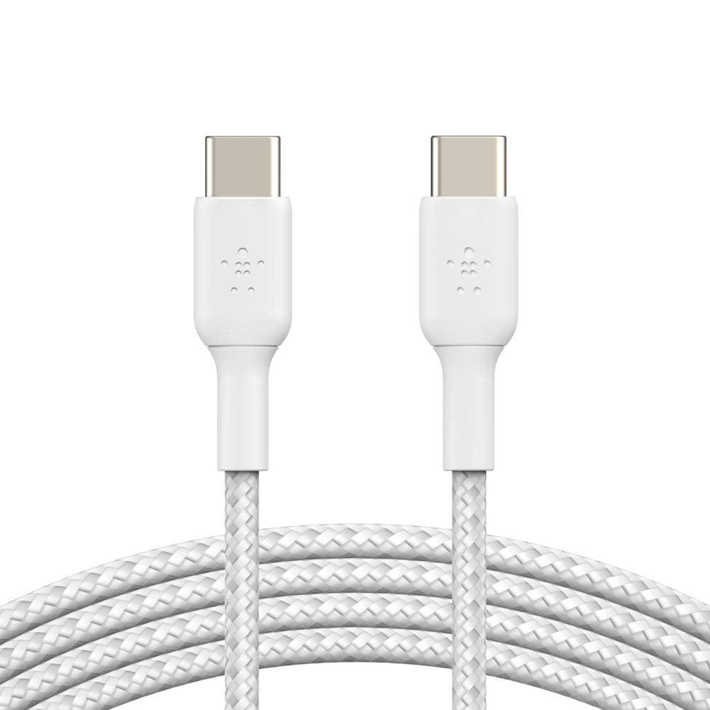 Belkin BOOST CHARGE™ USB-C® to USB-C Cable Braided, 1M, White