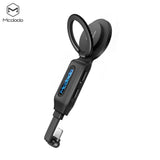 Mcdodo 4 in 1 OTG Converter with LED Ring Holder Fast Charging - Black