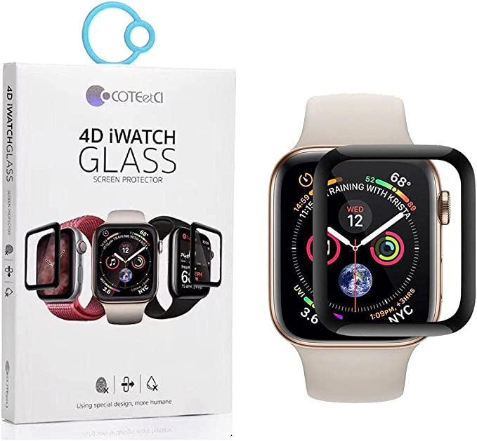 Coteetci 4D Full Cover Glass (42 mm) Screen Protector For Apple Watch