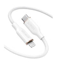 Anker: PowerLine III Flow USB-C to Lightning (0.9 متر/3 قدم) - أبيض