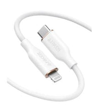 Anker: PowerLine III Flow USB-C to Lightning (0.9 متر/3 قدم) - أبيض