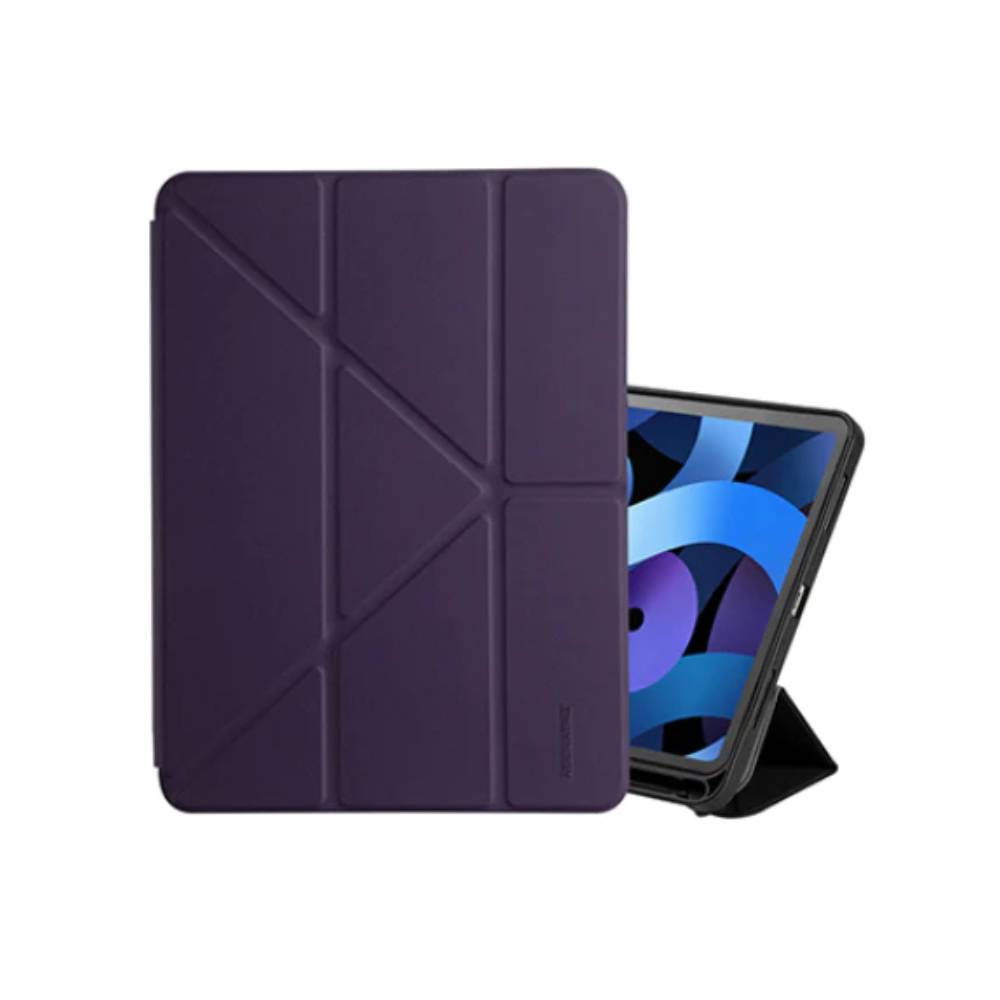 Rockrose Defensor II Smart Tri-Fold Origami Folio for iPad Pro 10.2 Inch 2019 - violet