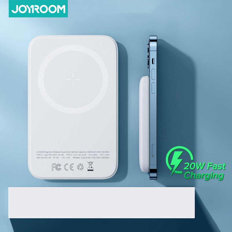 Joyroom MagSafe power bank with USB and USB-C - 10,000mAh - 20W PD