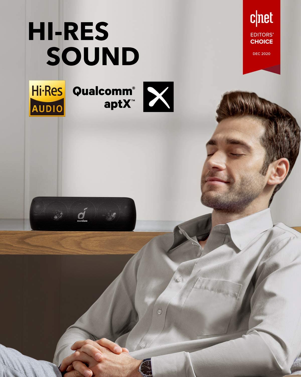Anker Soundcore Motion & Bluetooth Speaker - Black