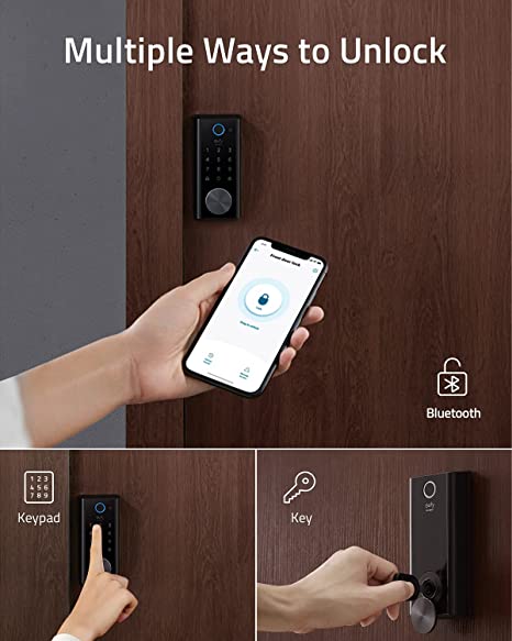Eufy WiFi Fingerprint smart lock - Black