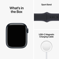 Apple Watch Series 8 - GPS 41 mm / Midnight Aluminium Case with Midnight Sport Band