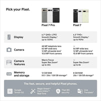 Google Pixel 7 Pro - 5G Android Phone 256GB - Obsidian