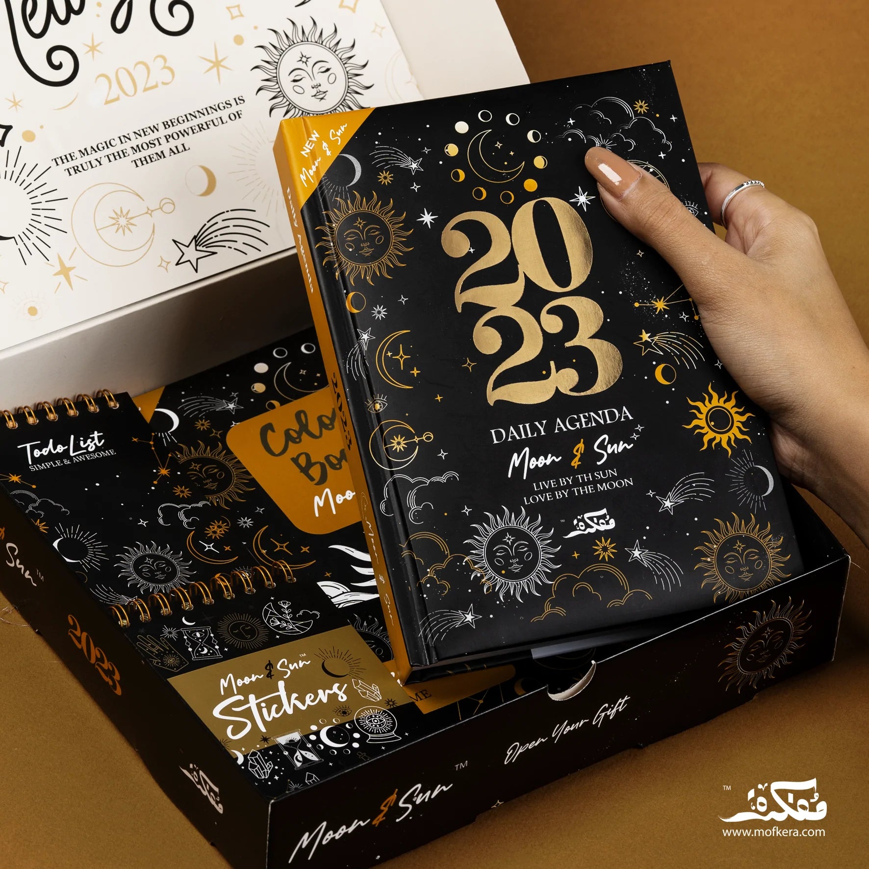 Fairuzy - Agenda Gift Set 2023 - Moon & Sun
