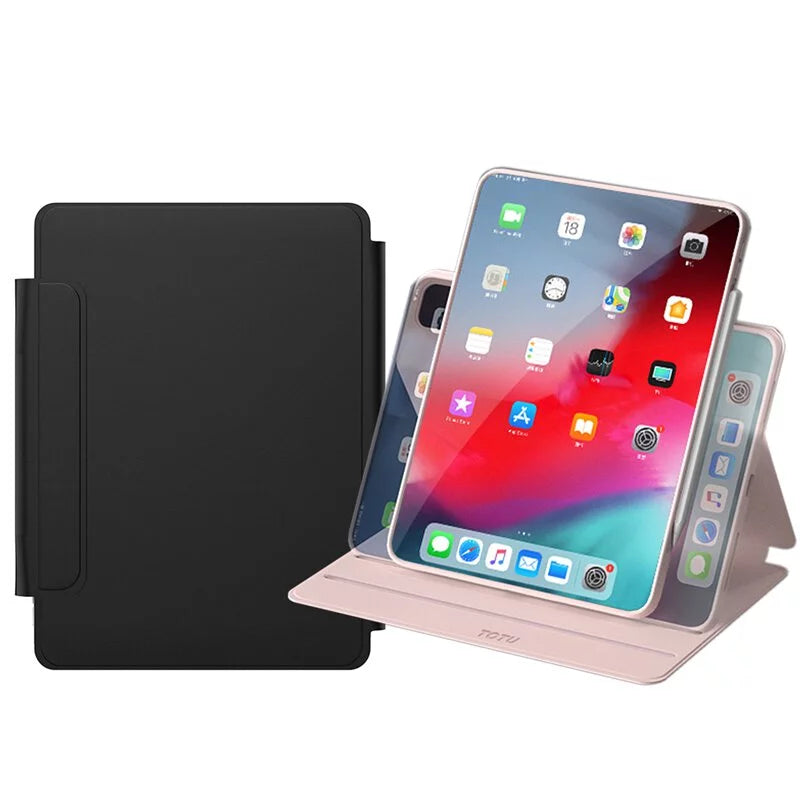TOTU iPad Pro 11-inch Leather Case Magnetic Suction Protective Case Drop-proof Case Sleeping Flip Cover Detachable