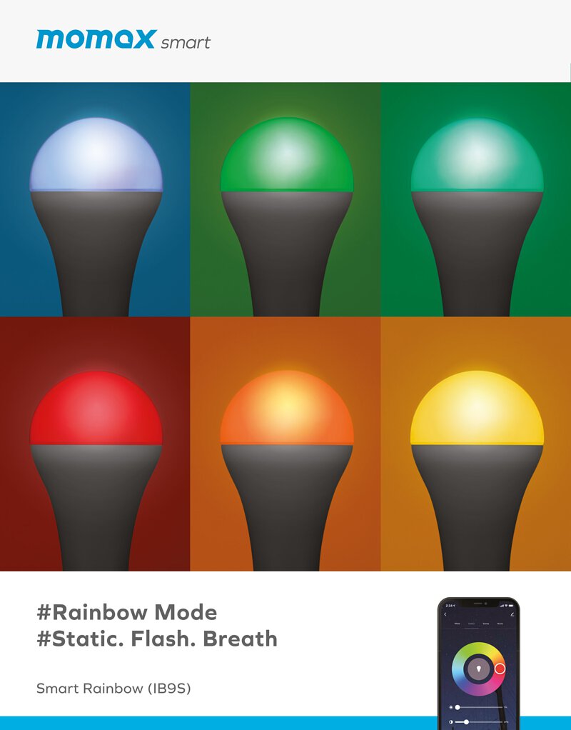 Momax IoT RGB LED light - Smart Rainbow