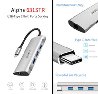 Wiwu a631str 6 in 1 usb-c hub for macbook
