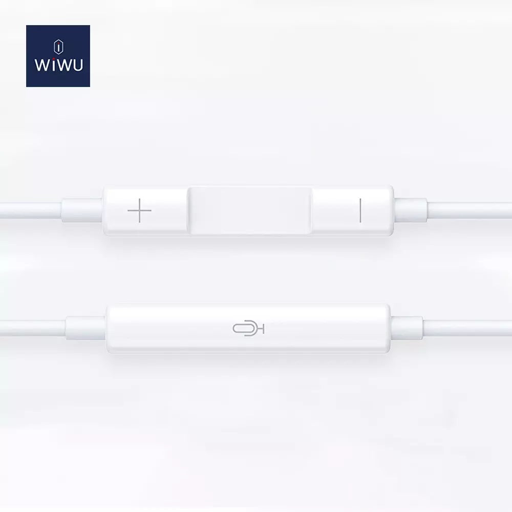 WiWU Earbuds 302 Lightning Connector - White