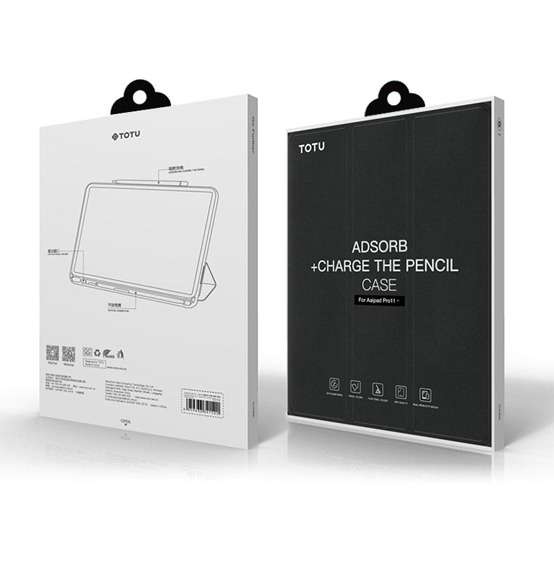 TOTU iPad folio leather case for iPad Pro 12.9 / 11 inch / iPad 9 10.2 inch