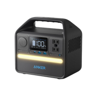 Anker 521 Portable Power Station (PowerHouse 256Wh 200W) - Black