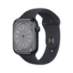 ساعة Apple Watch Series 8 GPS مقاس 45 مم هيكل من الألومنيوم مع حزام رياضي