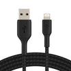Belkin BOOST CHARGE™ Lightning to USB-A Cable Braided - Black