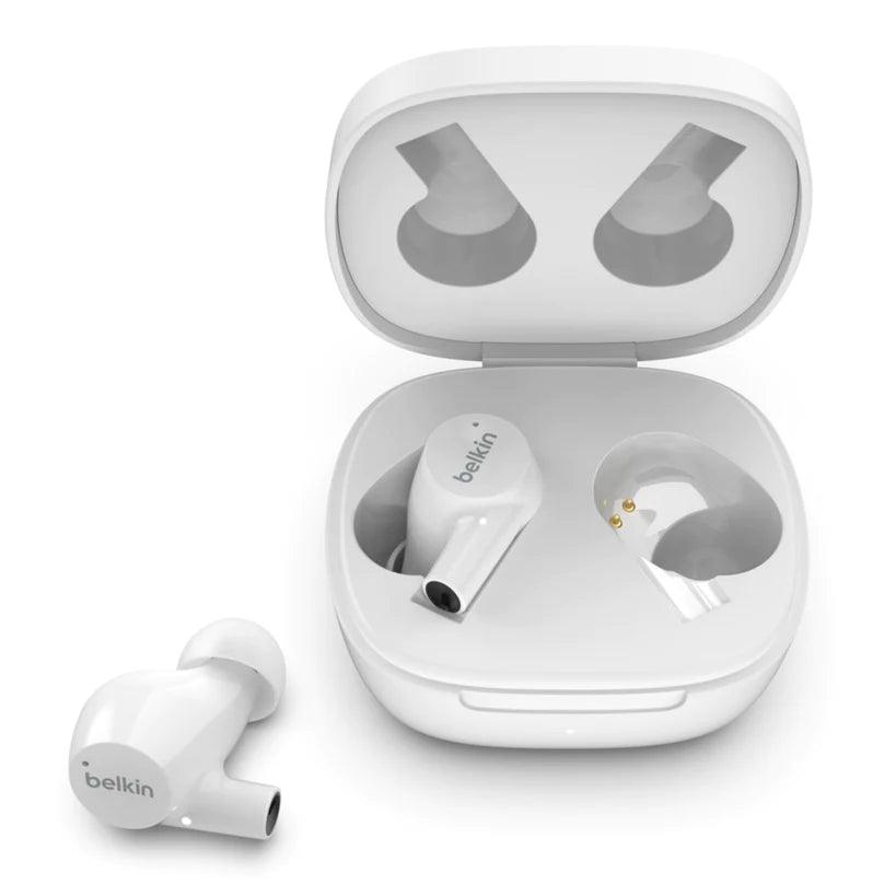 Belkin SOUNDFORM™ Rise Earbuds Powerful Sound & Long Battery  - White