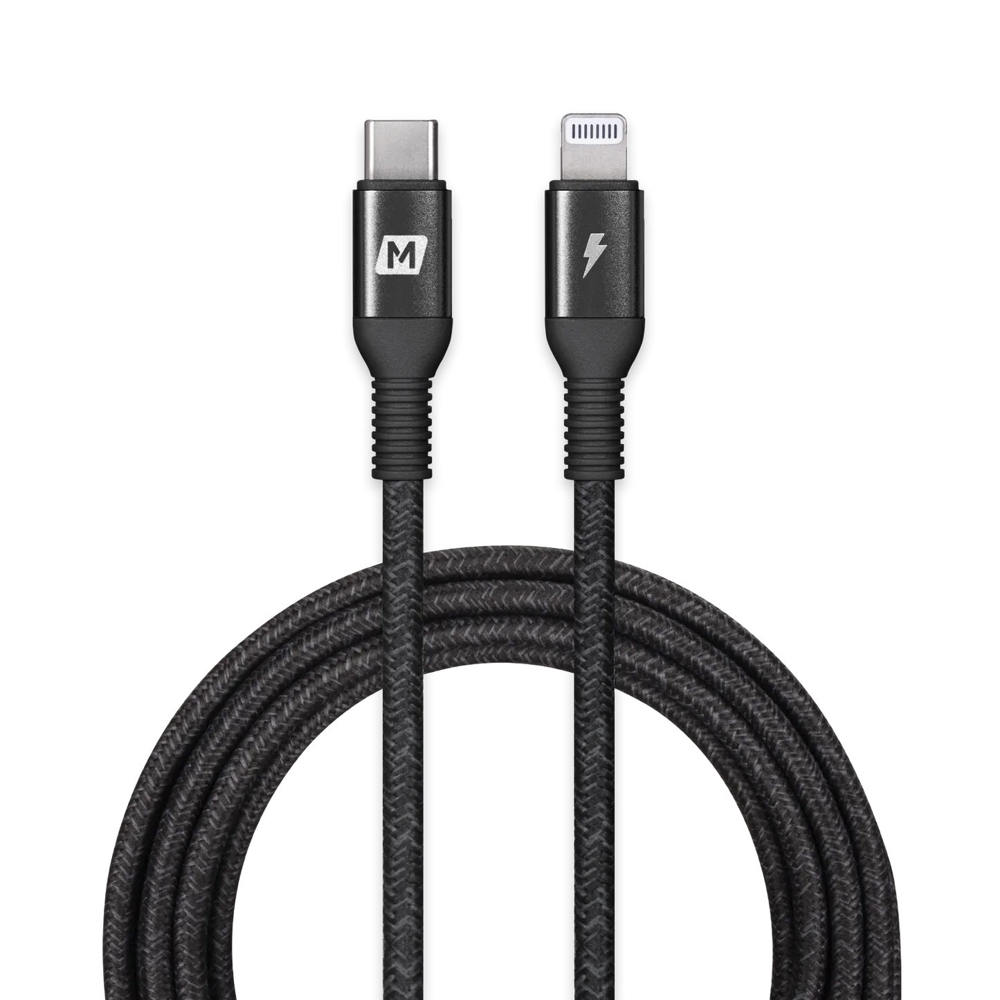 Elite Link USB-C to Lightning Nylon Braided Cable Fast Charge Cable (2.2M)