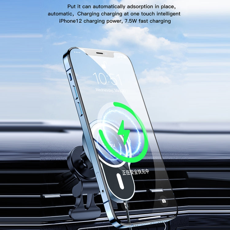 TOTU DESIGN CACW-051 Speddy Series 15W Car Magnetic Suction Wireless Charger with Cable