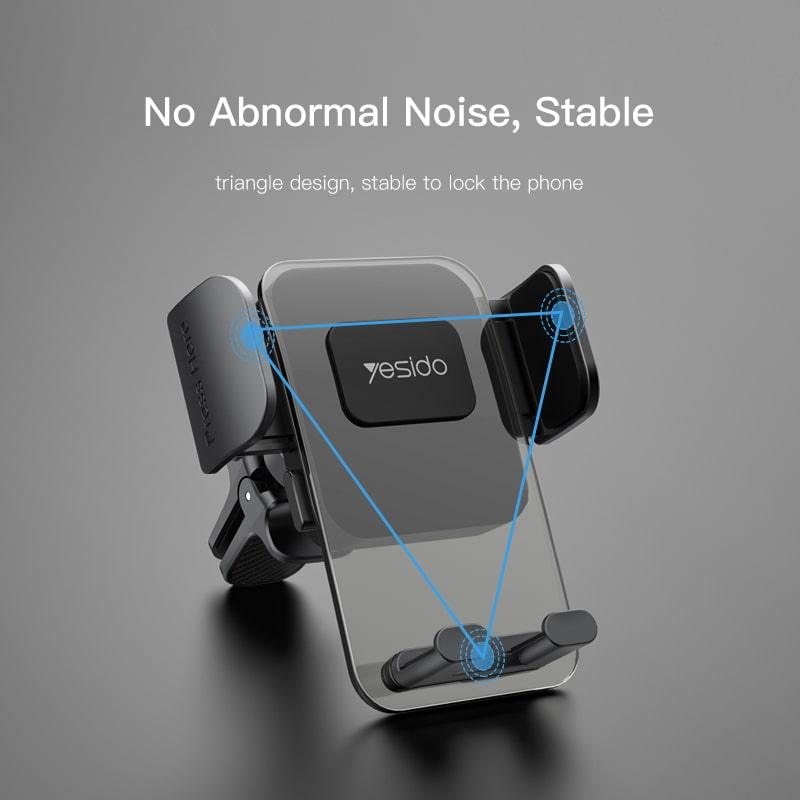 Eagle Mouth Car Phone Holder with Transparent Panel