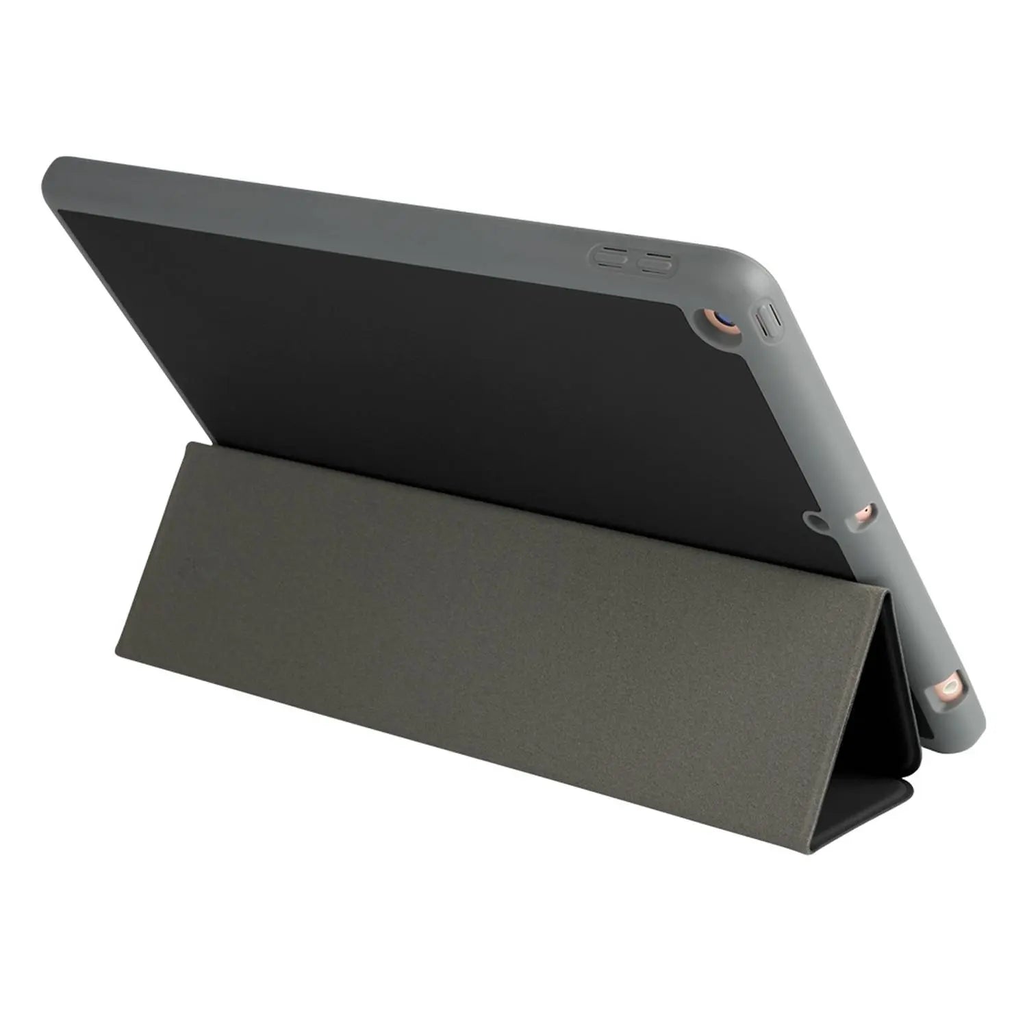 Green Premium Leather Case for Apple iPad Black - 2019 10.2