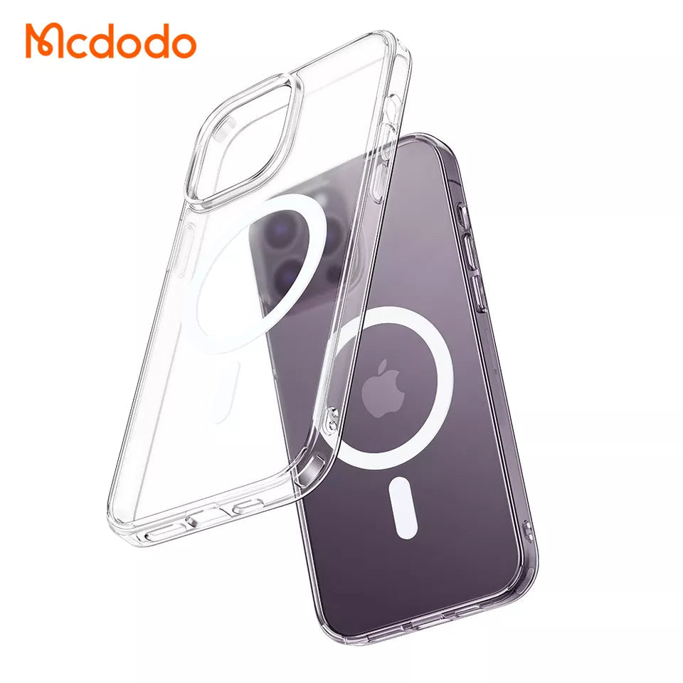 Mcdodo Phone Case Magnetic Strong Protective Cover for iPhone 13 Pro Shockproof PC+TPU